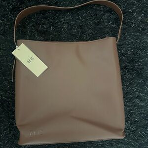 BEIS Taupe Shoulder Bag